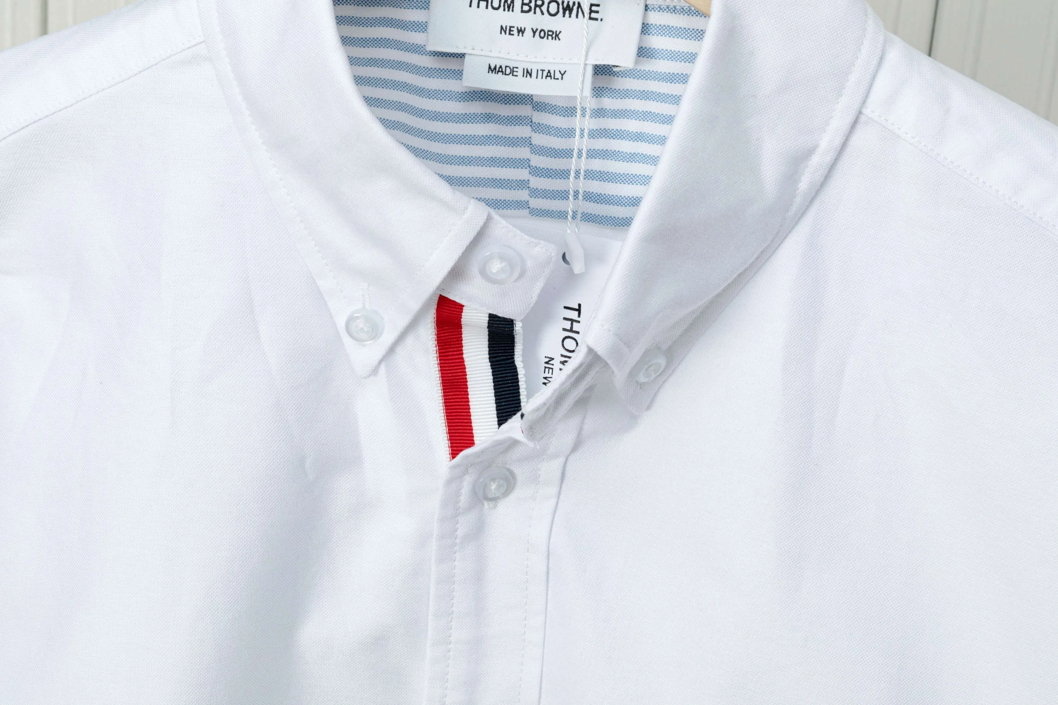 𝗧𝗵𝗼𝗺 𝗕𝗿𝗼𝘄𝗻𝗲 White 😌 Classic ～TB ， ， ！ ， 🕺 ！ ！ ， ， ， New Arrival， ～ ：White Light Blue Sizes：01234